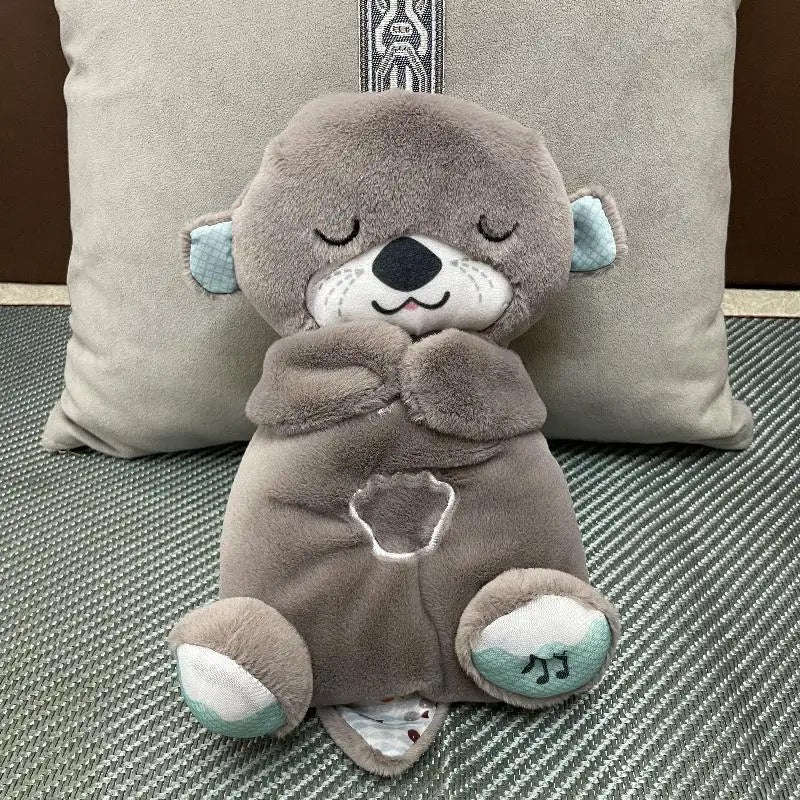 GENERIC Breathing Otter Sleep Buddy - Soothing Plush Doll with Rhythmic Breathing, Music, and Lig...