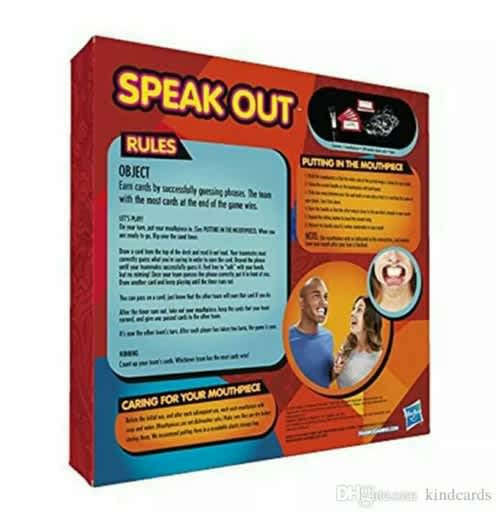 SPEAK OUT GAME/ THE RIDICULOUS MOUTHPIECE CHALLENGE/ CHRISTMAS GIFT/SOCIAL ACTIVITY GAME