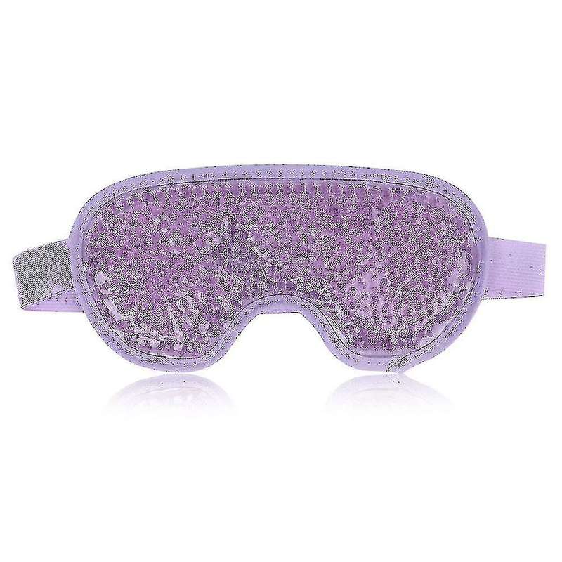 Reusable Gel Eye Mask For Puffy Eyes, Ice Eye Mask Cold Eye Mask Frozen With Plush Backing For He...