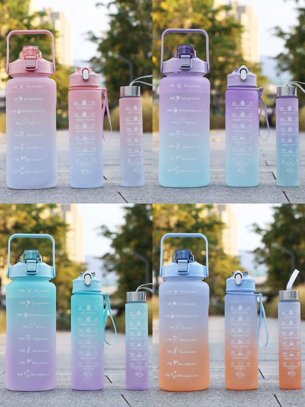 Water Bottle Motivational 3pc Set