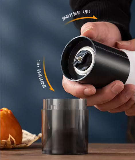 MHome 2-in-1 Electric And Manual Coffee Bean Grinder 5 Level Adjustable With Timing