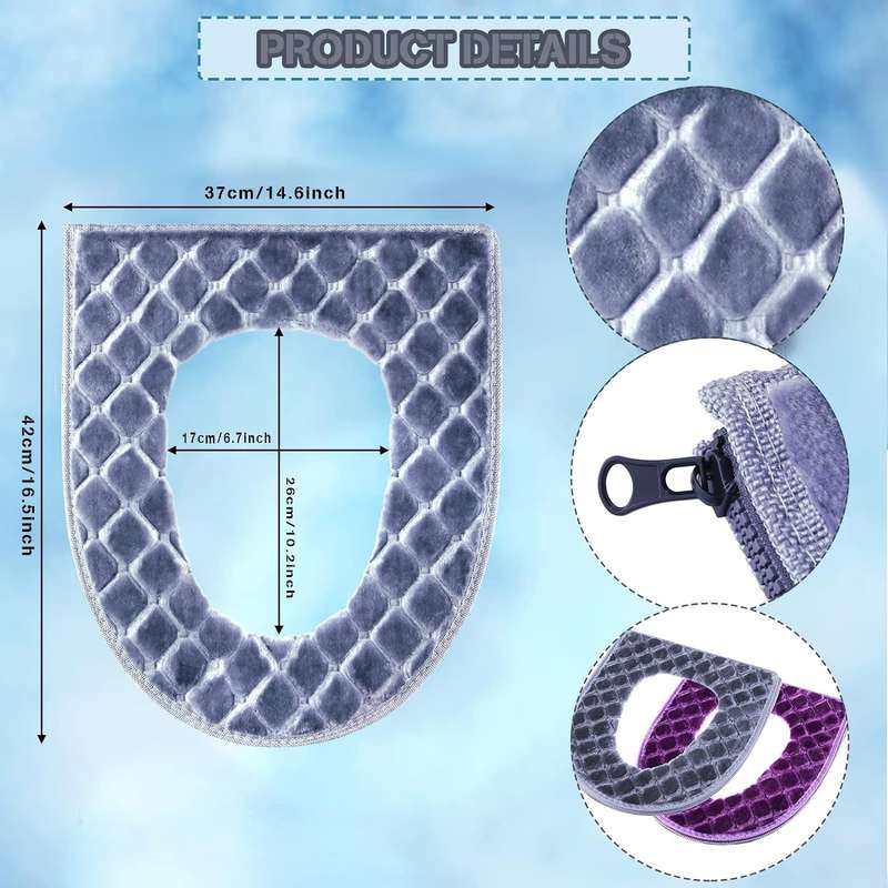 Plush Toilet Seat Cover