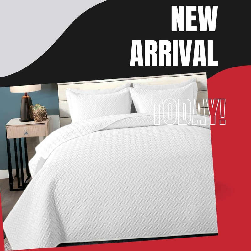 Miraal Collection Bedspread Set 5pc- Vibrant Colour Options