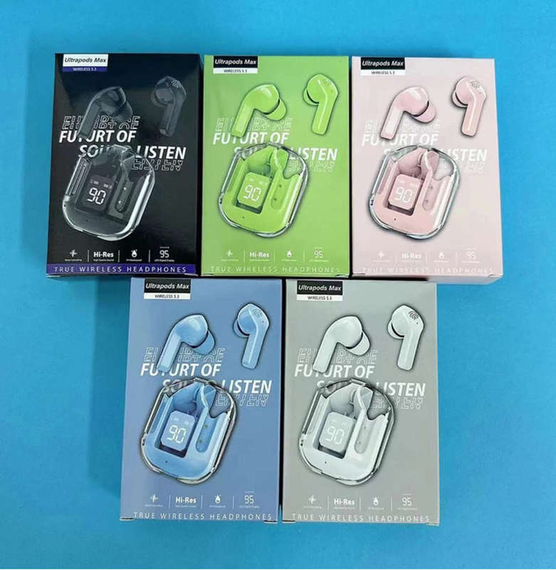 Bluetooth-Compatible 5.3 HiFi Stereo  LED  Digital Display Earbuds - Various Colours
