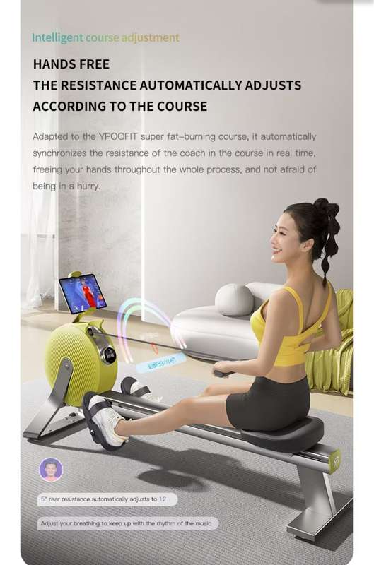 PRO-SPORTZ V3 Home Use Fitness Equipment Popular Cardio Exercise Machine Self Generating Rowing M...