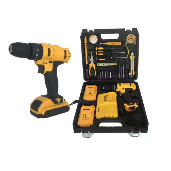 Cordless Lithium Battery Screwdriver & 32pc Set