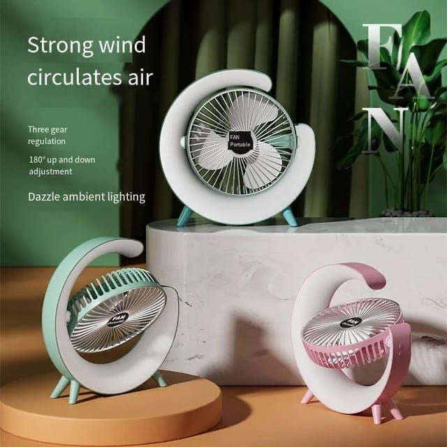 Fan Desktop Rechargeable 2:1