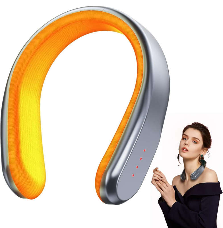 Handy Heater Neck Warmer Rechargeable - Wearable Neck Heater for Cold Winters, 4 Heat Comfort-Hea...