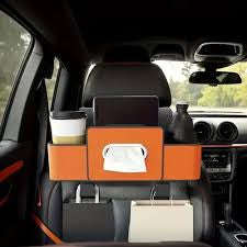 MTech Car Back Seat Tissue Box Holder  3-in-1 Multi-Functional Organizer For Tissue box, Drink...