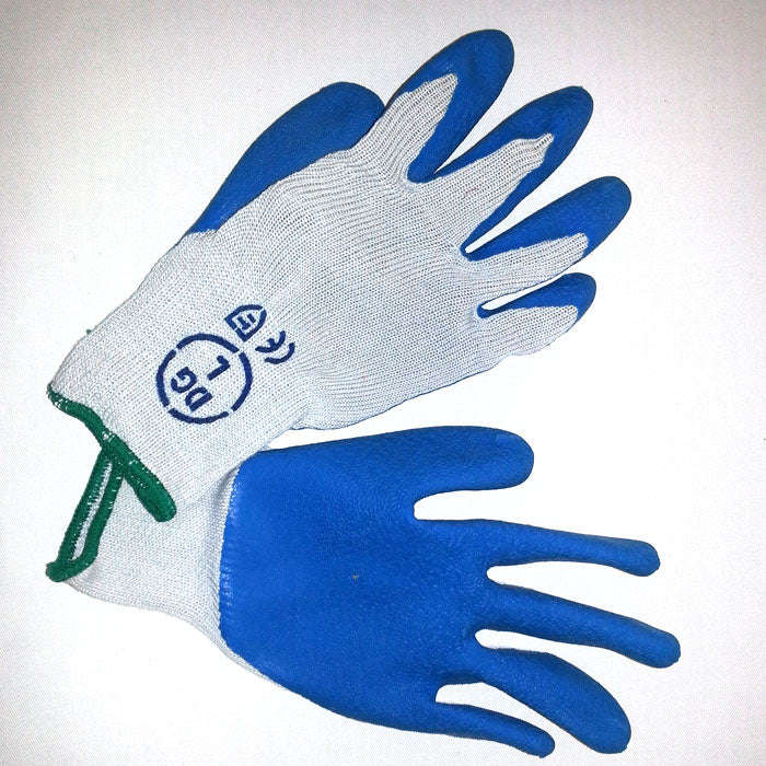 Blue/Grey Premium Latex Protection Glove Various Colours