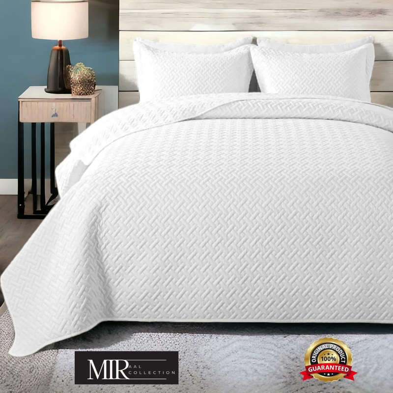 Miraal Collection Bedspread Set 5pc- Vibrant Colour Options