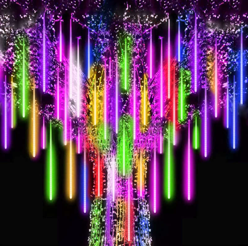 Christmas LED Meteor Shower Rain Light, 80cm 8 Tubes SMD LED Snow Fall Lighting Snow Lights Casca...