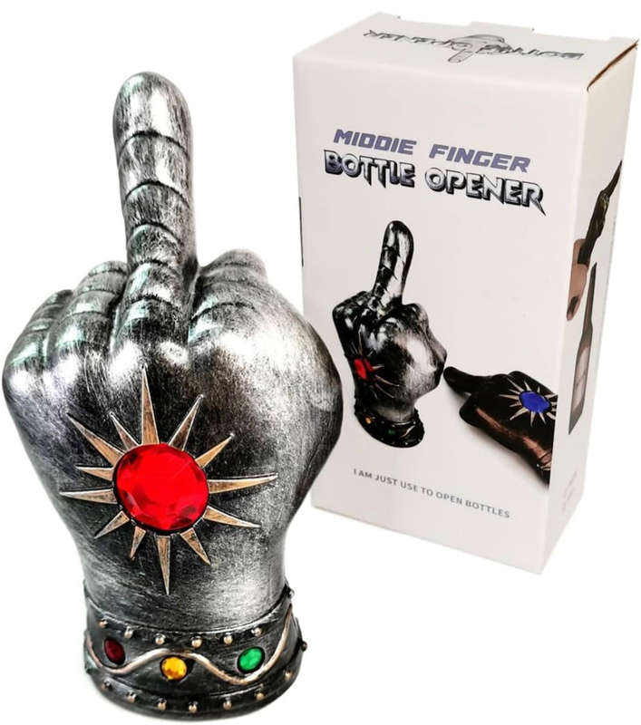 Fist Bottle Opener Creative Beer Bottle Opener Middle Finger Bottle Openers Stone Beer Gifts Open...