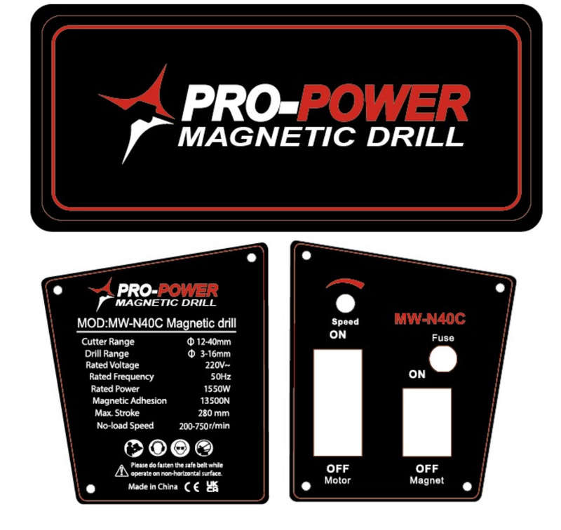 ProPower Magnetic Base Drill NW-N40C - 40mm Capacity