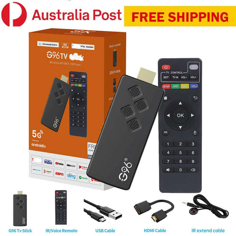 G96 4K Smart TV Stick Android13 ATV OS Top Set Box Allwinner Dual Wifi
