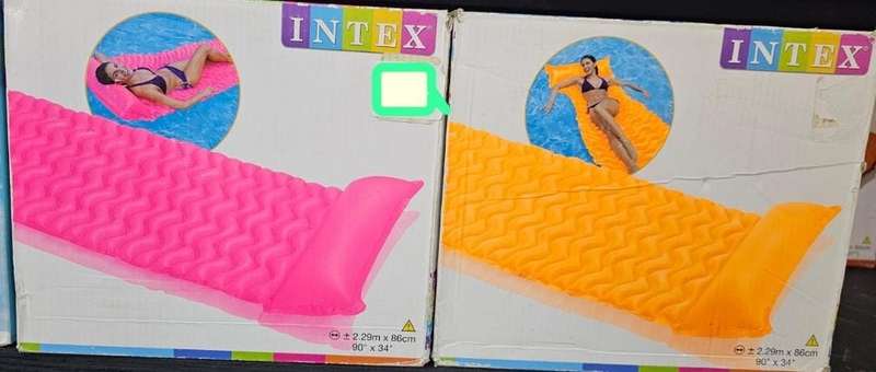 Intex Tote N Float Wave Mat Orange, & Pink
