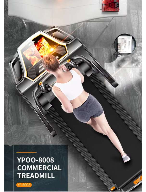 Pro-Sportz 8008 (F88) Semi-Commercial Folding Treadmill  3.5HP Motor, 7 HD TFT Screen, Auto...