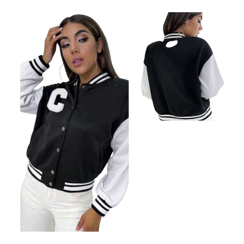 Mfashion Classic Varsity Bomber Jacket Various Colours