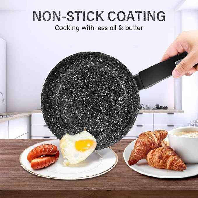 Non-Stick Aluminium Fry Pan 2pc Set