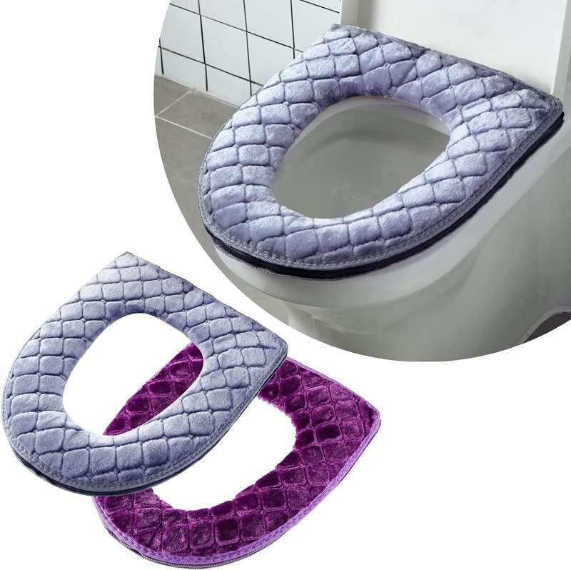 Plush Toilet Seat Cover