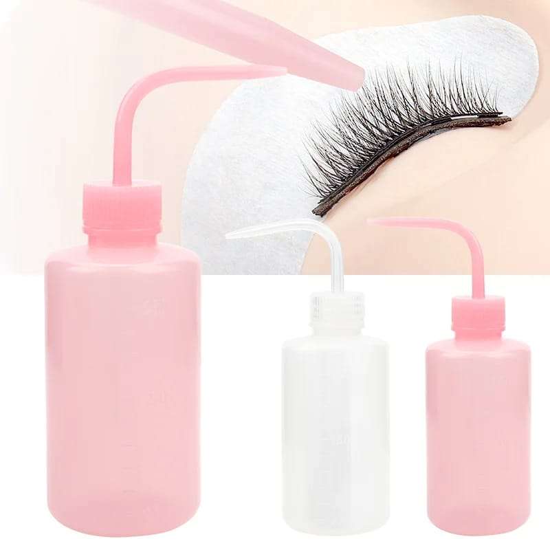 Eyelash Extension washing bottle 250ml available in 3 colours( Pink, Blue & Clear)
