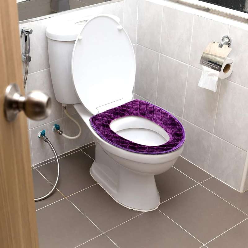 Plush Toilet Seat Cover