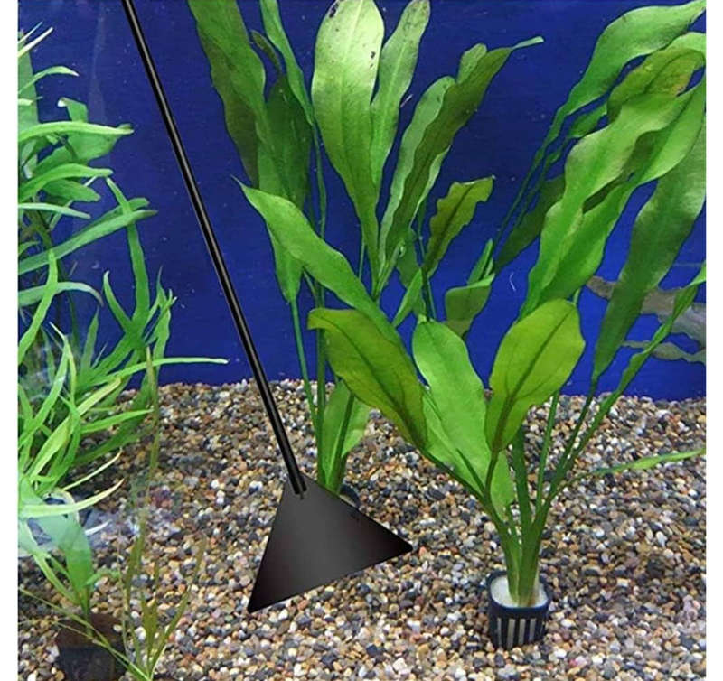 MHome Aquarium Scissor 4 in 1 Stainless Steel Aquatic Plants Aquascaping Tools Set Black