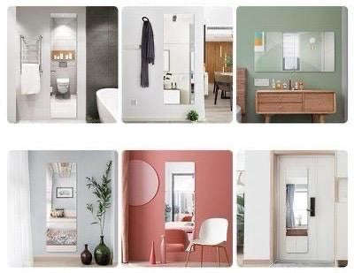 Acrylic Mirror Frameless Sticker