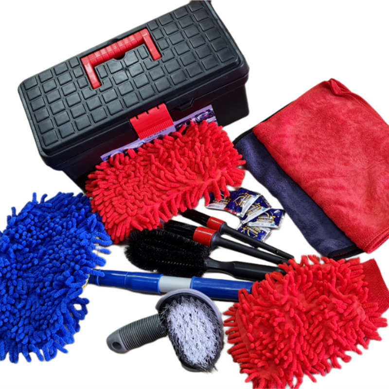 Car Wash Kit - Car Wash Mop Car Wash Cleaning Tools Kit with Car Wash Brush with Long Handle,Micr...