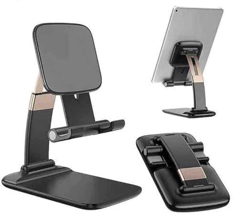 MTech Foldable Desktop Phone Holder Stand Mobile Stand For Mobile Tablets - Keep Phone Or Tablet...