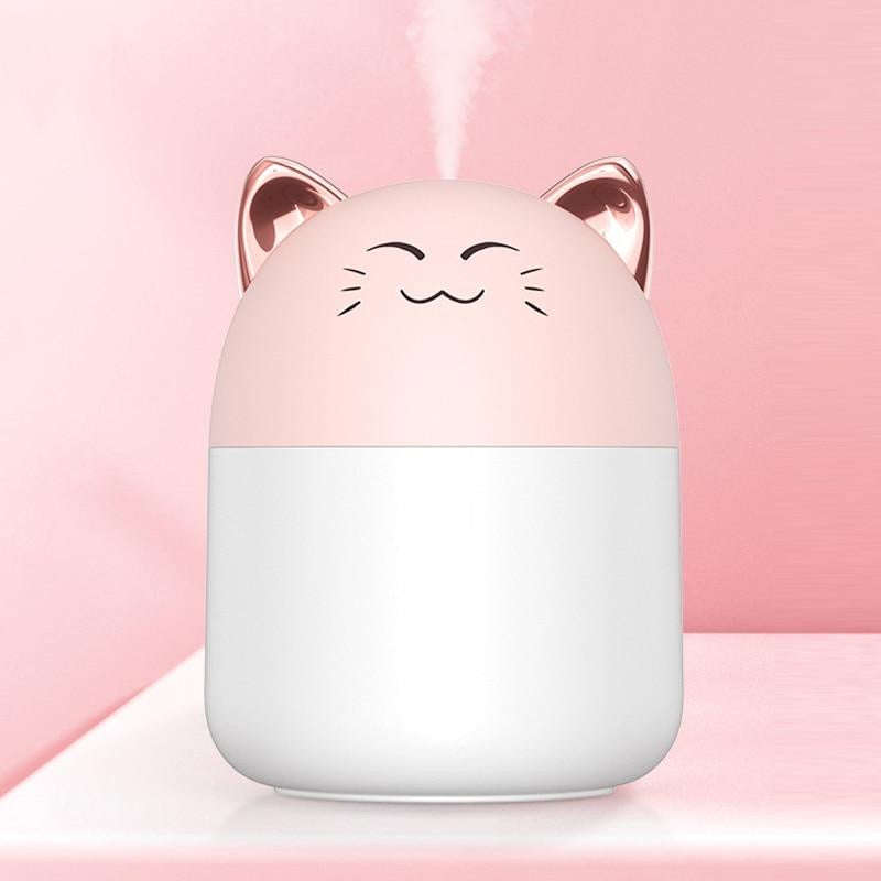 Air Aroma Diffuser Led Colorful Light Transforming Aroma Humidifier For Bedroom