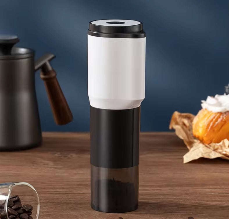 MHome 2-in-1 Electric And Manual Coffee Bean Grinder 5 Level Adjustable With Timing