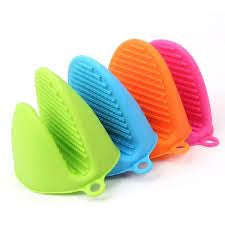 Silicone Gloves Oven Heat Insulated Finger Gloves