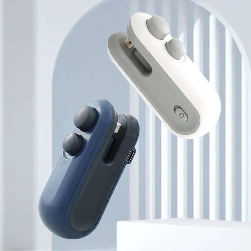 USB Charging Bag Heat Sealer Machine Mini Heat Bag Packaging Machine Portable Food Snack Sealing ...