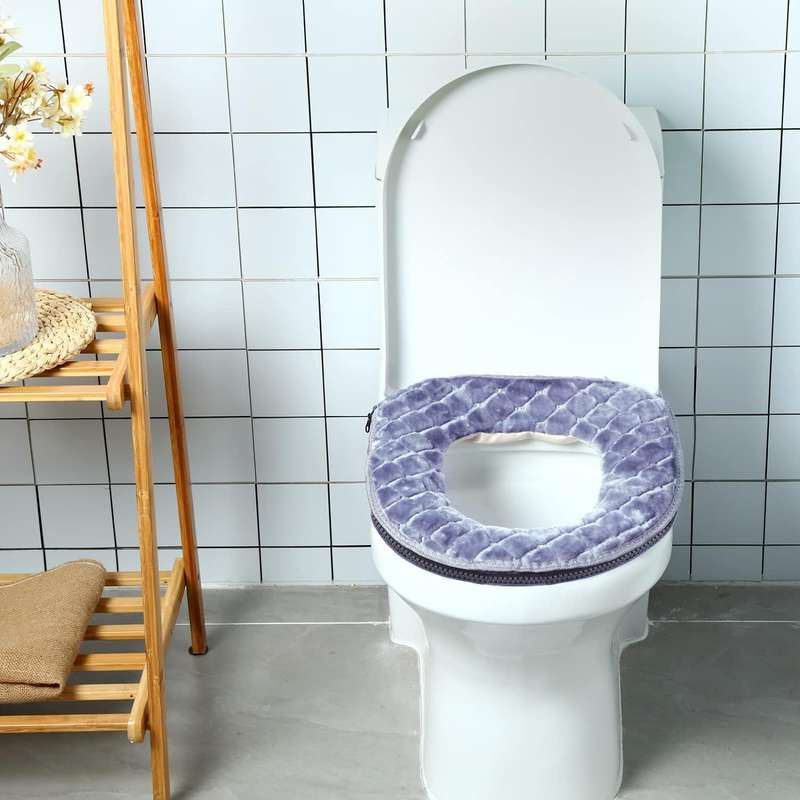 Plush Toilet Seat Cover