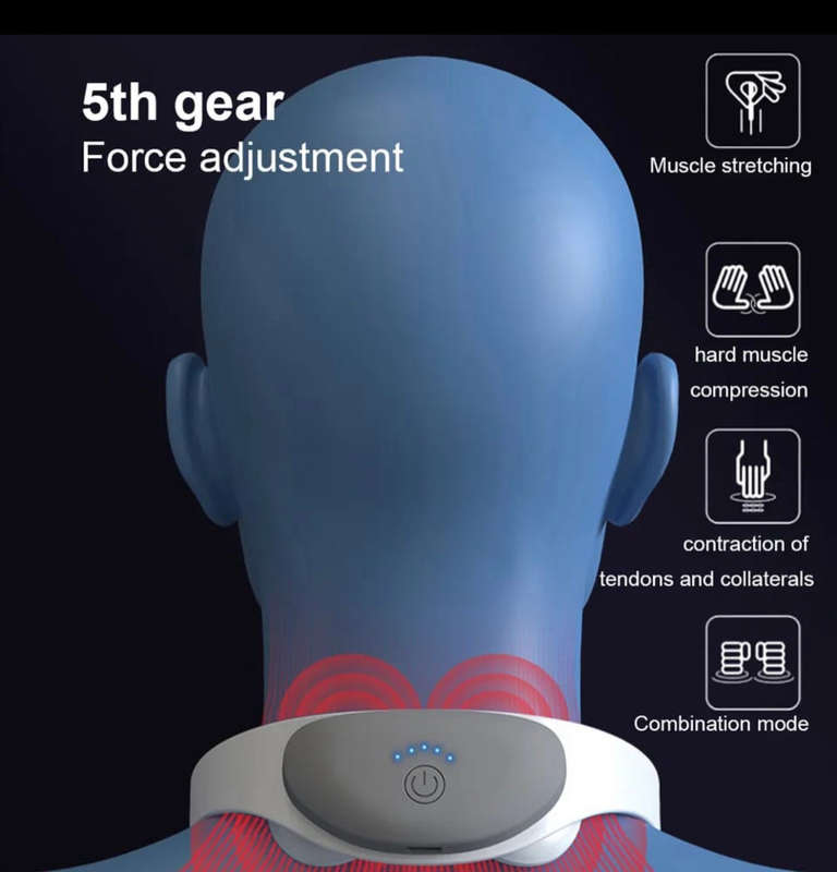 Ultrasonic Lymphatic Soothing Neck Device