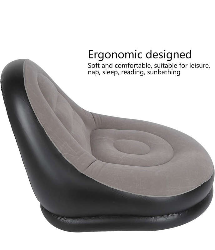 Sofa Chair, Inflatable Furniture Comfortable Home Sofa Inflatable Chair Leisure Sofa Inflatable S...