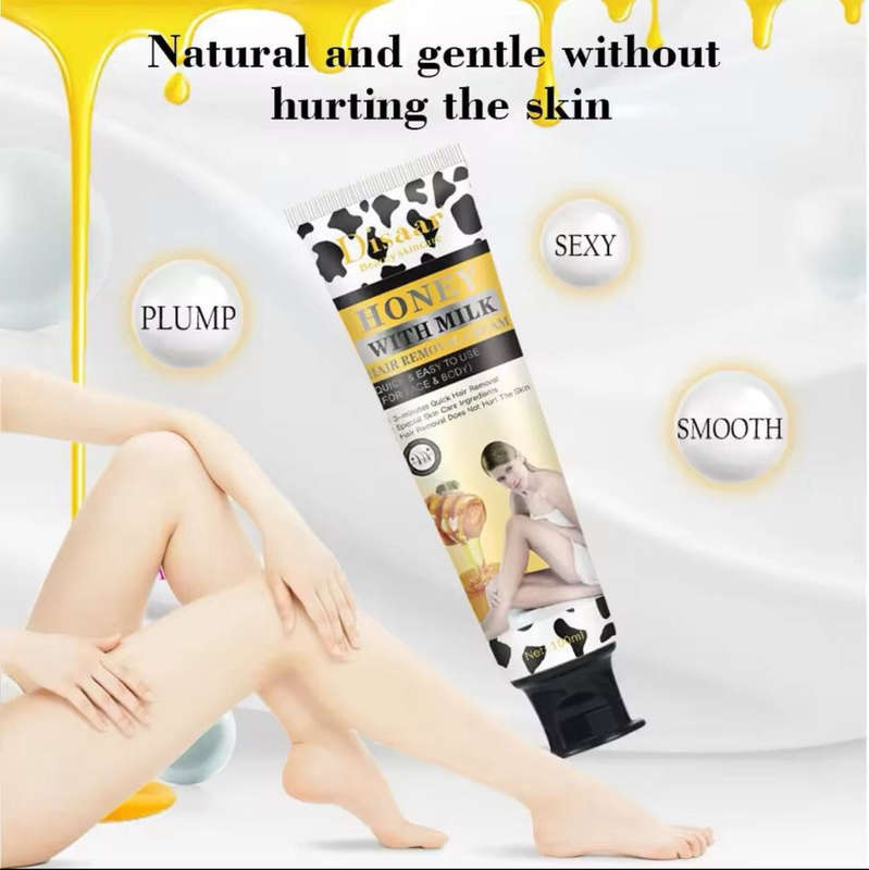 Hair Removal Cream 24k Gold Collagen Argan Oil