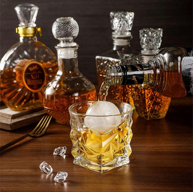 Four Hole Whiskey Round ice Hockey Mold,Bar Ice Cube Ball Maker,Round Ice Hockey Reusable Summer ...