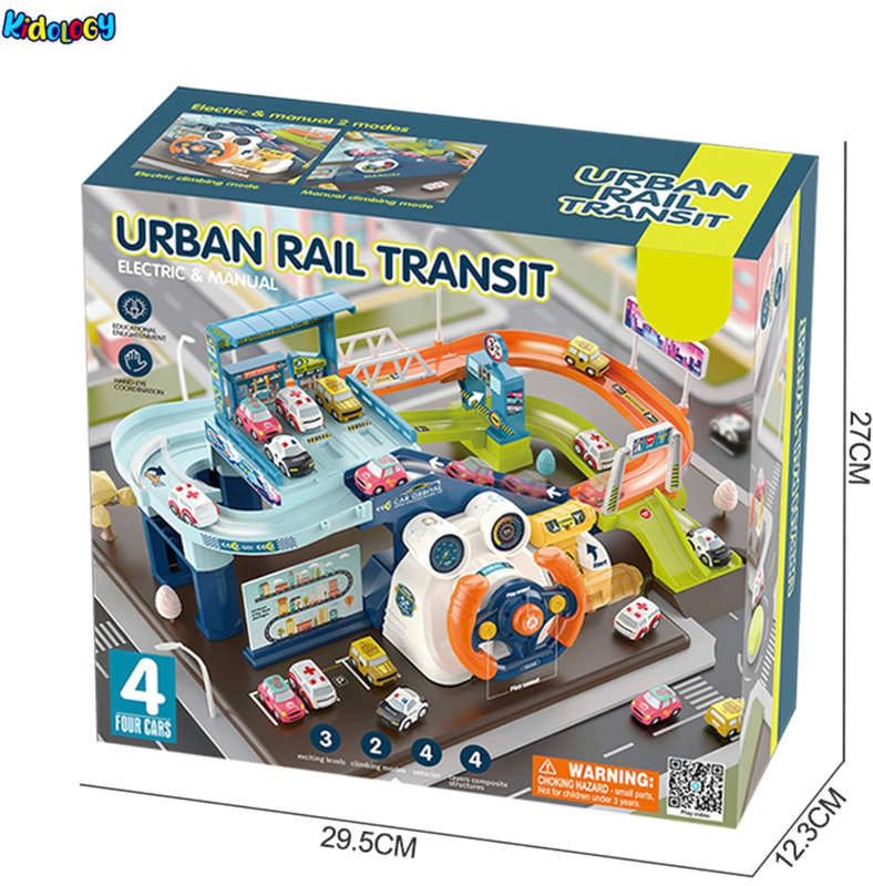 Car Race Tracks Toy | Car Adventure Toy Parking Building Toys with Music for Kids | Playset City ...