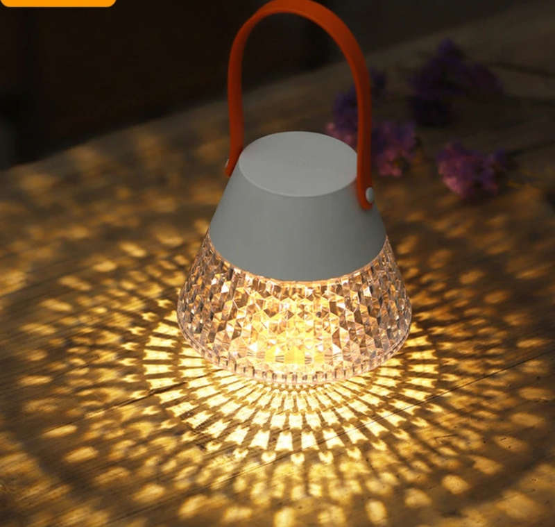 Rechargeable Crystal Camping Lamp
