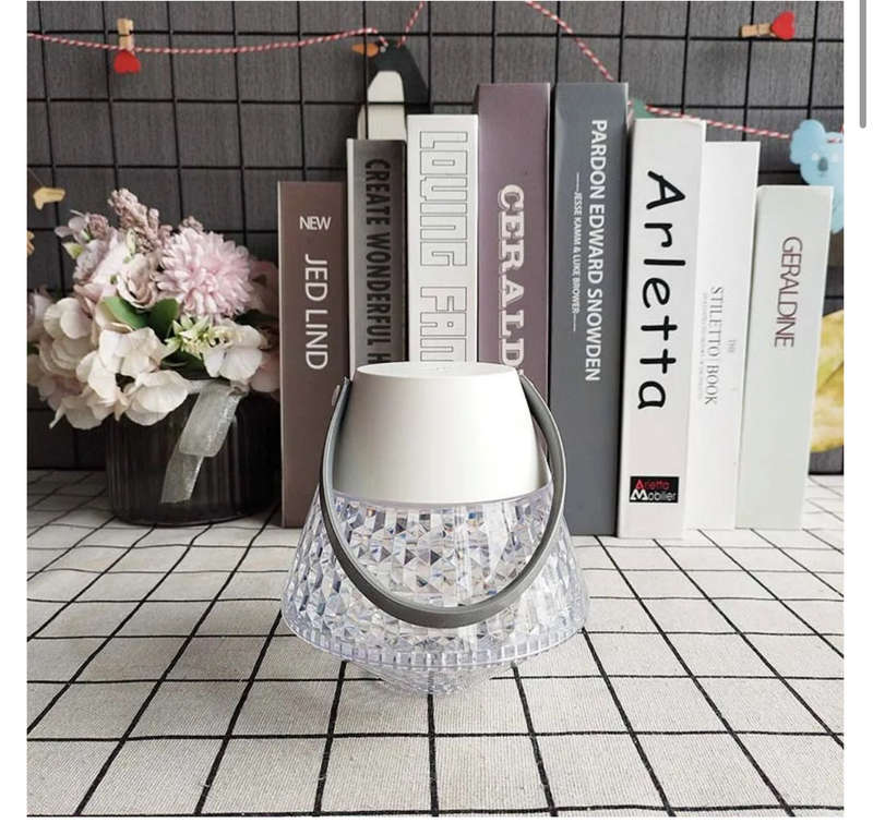 Rechargeable Crystal Camping Lamp