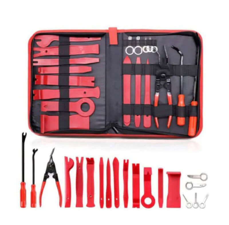 Car Door Molding Removal Pry Tool Kit Dash Panel Audio Seal Interior Trim 19pcs