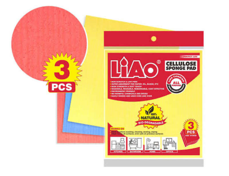 Liao Cellulose Sponge 5pcs