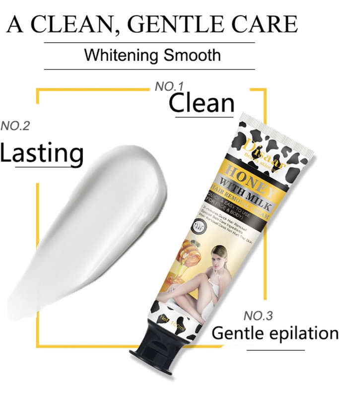 Hair Removal Cream 24k Gold Collagen Argan Oil