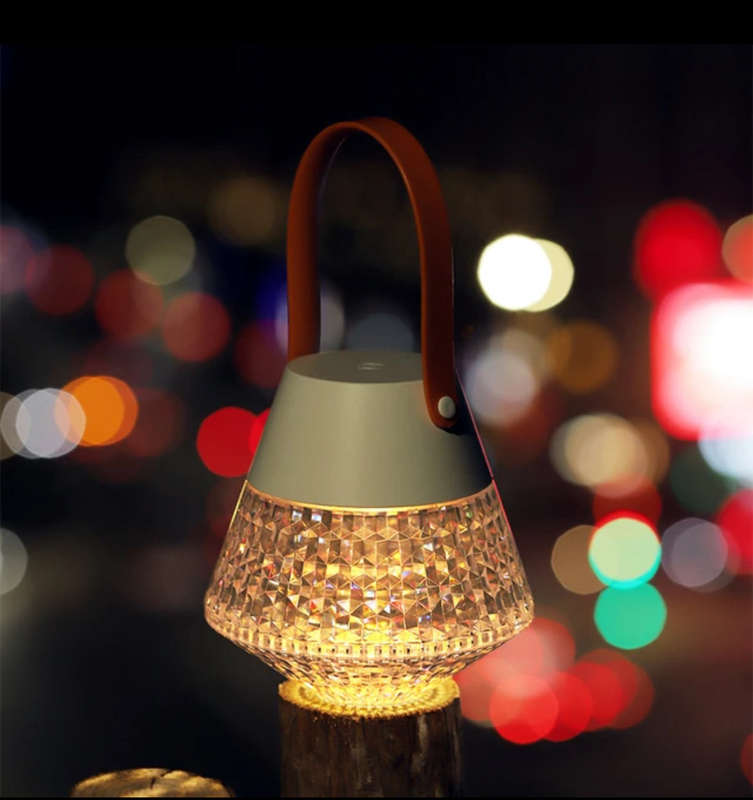 Rechargeable Crystal Camping Lamp