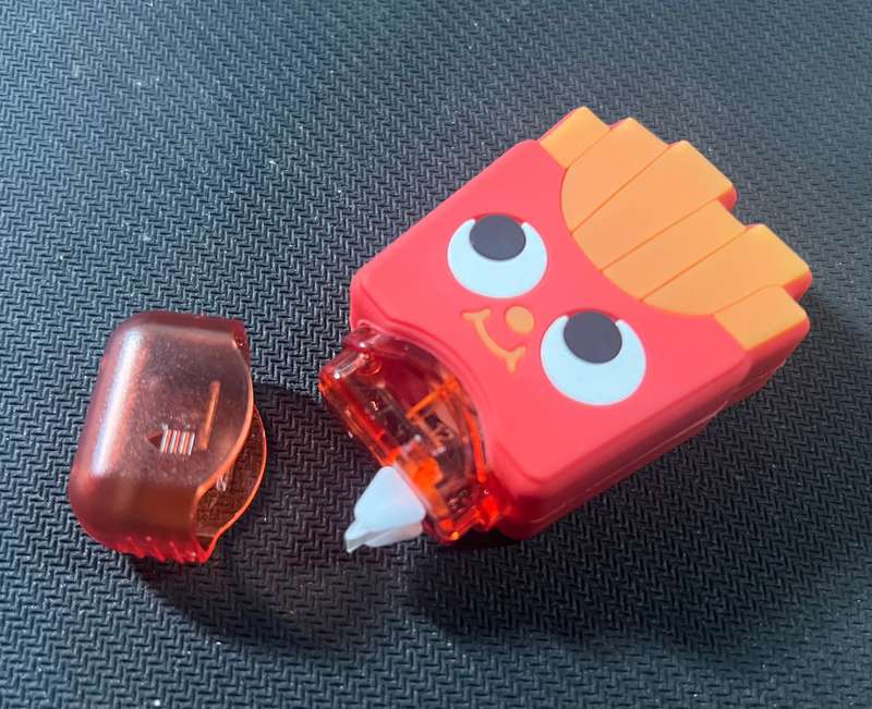 Correction Tape 8x5mm (cartoon design hamburger & fries)