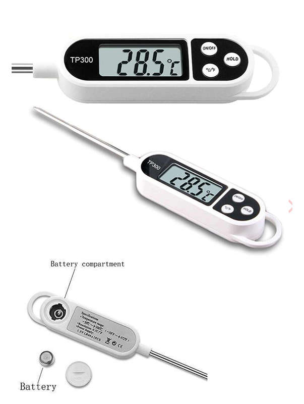 Digital Thermometer Tp-300 (Range-50 C to 300 C)