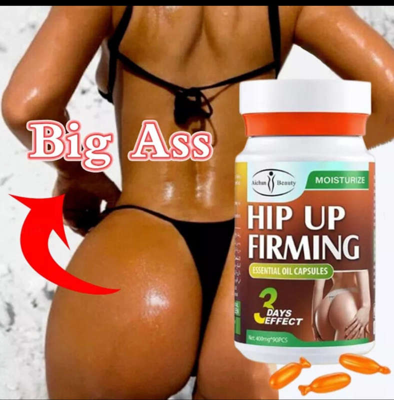 Butt massage oil Capsules Sexy Hip curve Firming Plump Butt enhancer Hip care 90 Capsules