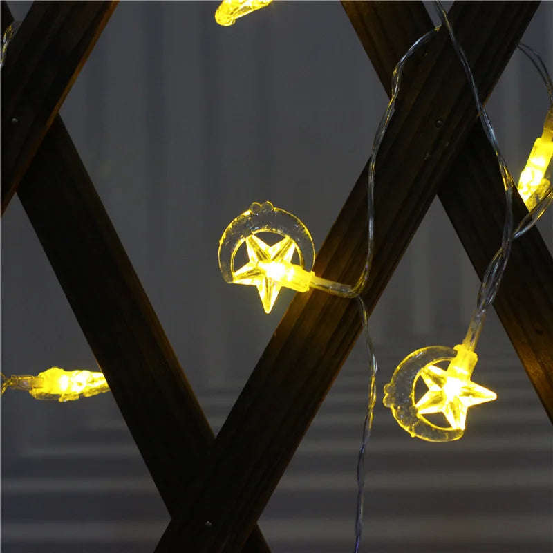 Moon Star LED Light Christmas Deco